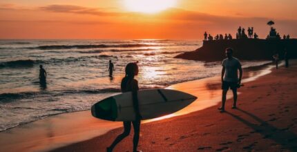 boiro sun beach and water sports in the ria de arousa